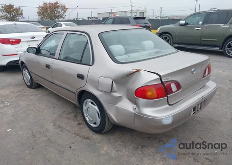 1998 Toyota Corolla Ce из США, поврежденный, VIN 1NXBR12E7WZ076552